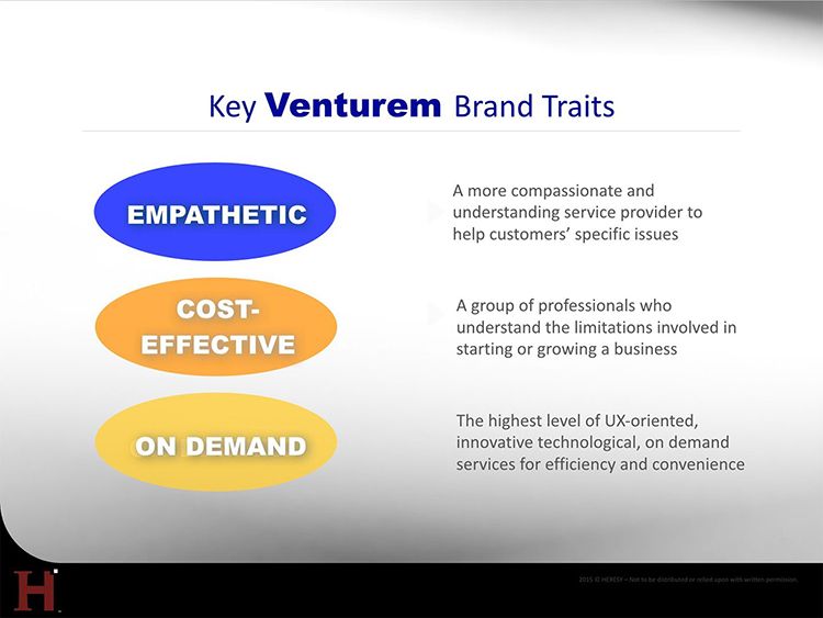 Venturem brand traits